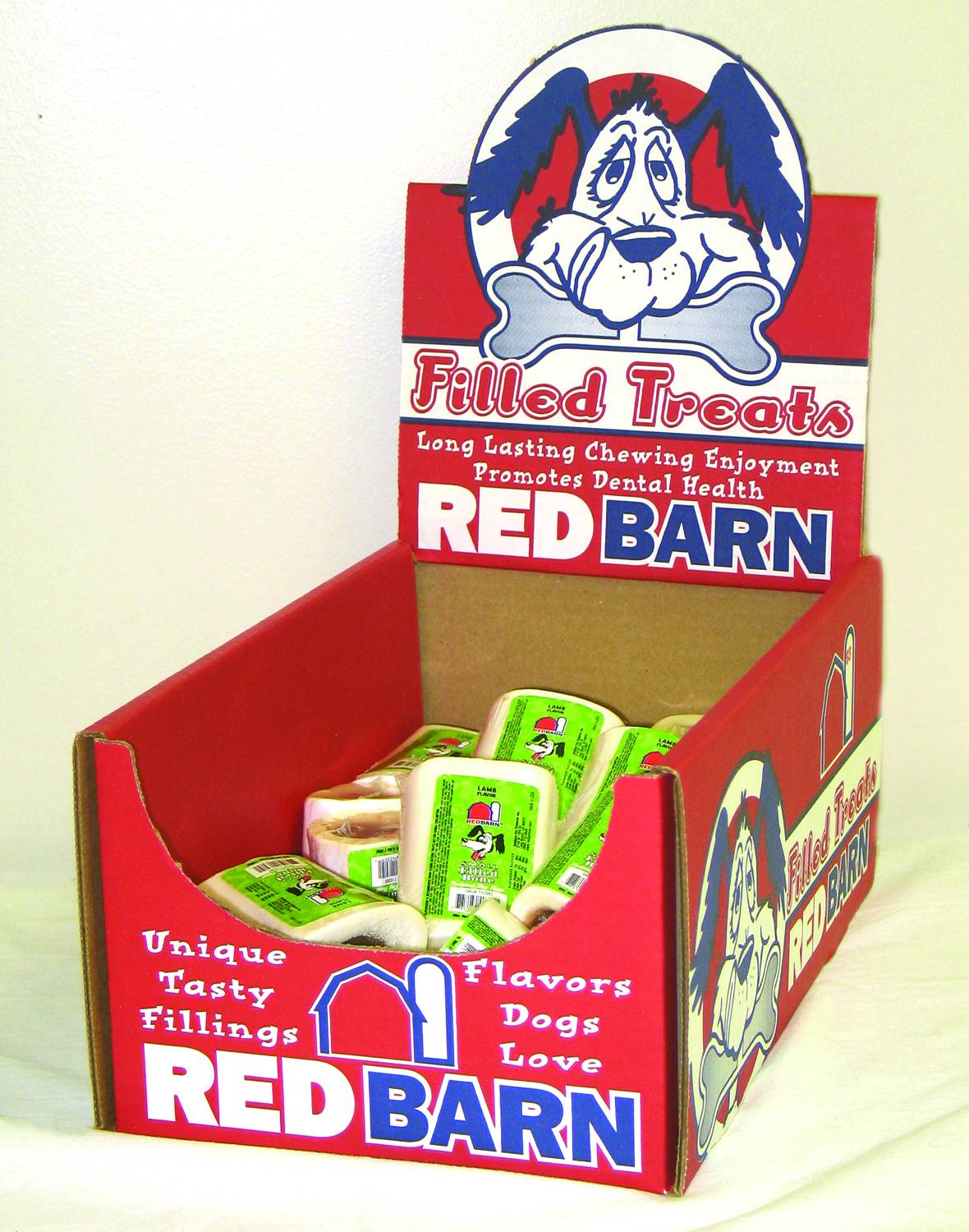 red barn filled bones safe