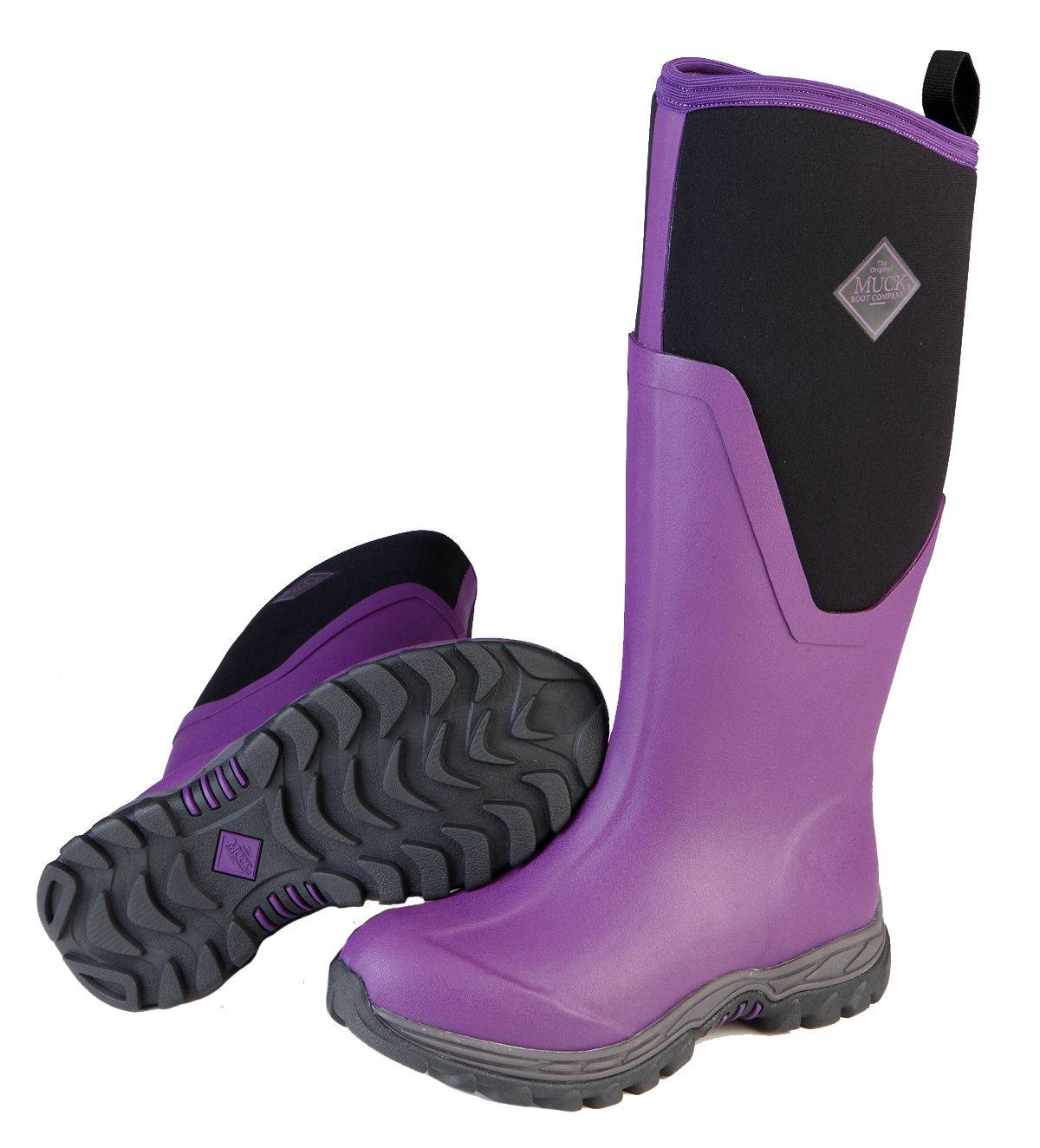 Purple Horse and Equestrian Riding Boots