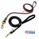 Weaver Briarwood Rolled Leather Leash