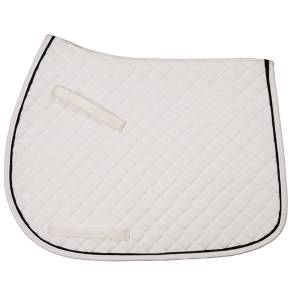 TuffRider Basic All Purpose Saddle Pad with Trim And Piping