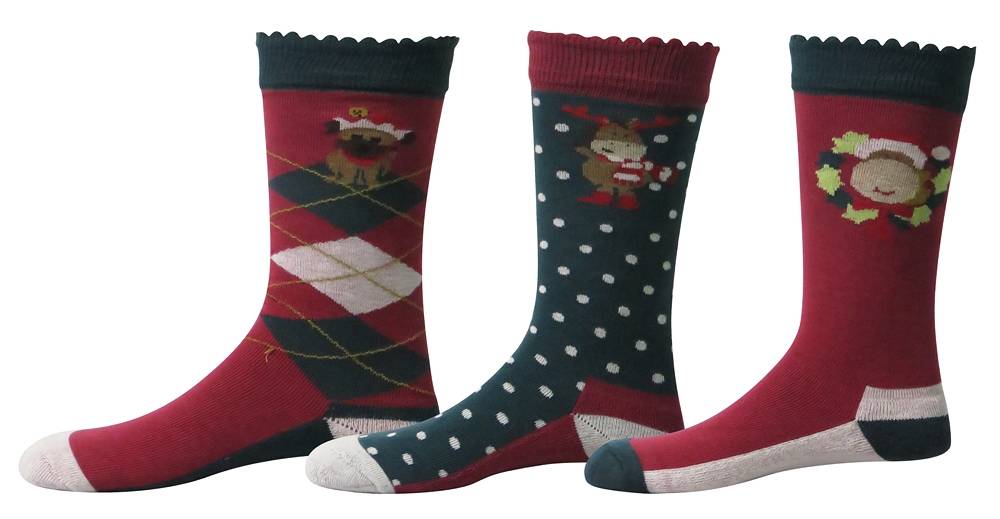 TuffRider Kids Holly Socks - 3 Pack