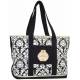 Equine Couture Damask Tote Bag