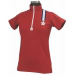 Equine Couture Stars &Stripes Short Sleeve Polo Ladies
