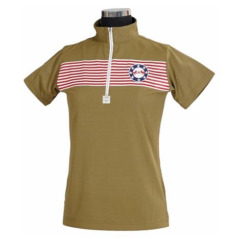 Equine Couture Ladies Patriot Polo Short Sleeve