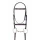 Camelot Gold Fancy Stitched Raised Padded Bridle with Laced Reins