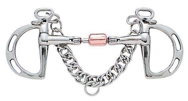 Korsteel Slotted Ring Double Hinged Kimberwick Bit