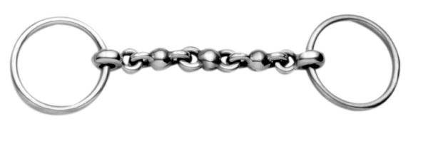 Korsteel Waterford Loose Ring Snaffle Bit - 2.5" Rings
