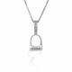Kelly Herd Small English Stirrup Necklace