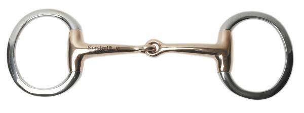 Korsteel Copper Mouth Eggbutt Snaffle Bit