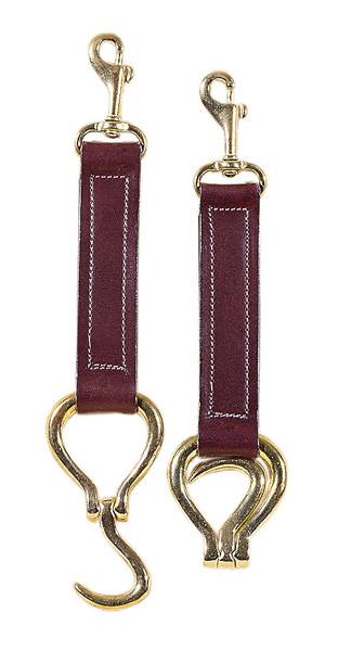 Tory Leather Brass Folding Hoof Pick Key Fob