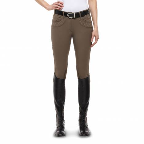 Ariat Ladies Knee Patch Olympia Marquis Breeches - Barnwood