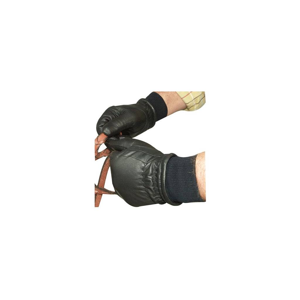 Intrepid Unisex Leather Winter Riding Gloves