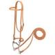 Weaver Harness Leather Browband Bridle w/Single Cheek Buckle