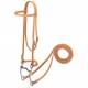 Weaver Harness Leather Browband Bridle w/Single Cheek Buckle