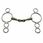 Coronet German Silver Continental Solid French Link Gag Bit