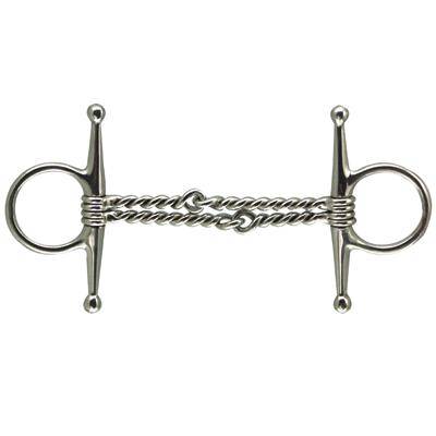 Coronet Double Twisted Wire Full Cheek Snaffle Bit | HorseLoverZ