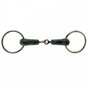 Coronet Loose Ring Hard Rubber Jointed Mouth Bit