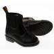 Saxon Equileather Zip Front Kids Paddock Boots