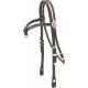 Billy Cook Saddlery Crossed Browband Show Headstall