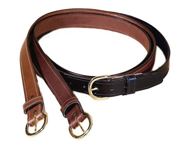 Tory Leather Stitched Leather Belt