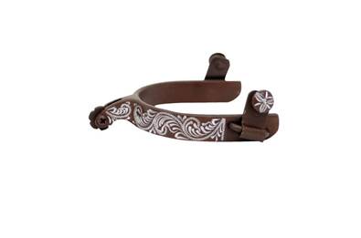 Metalab Antique Engraved Roper Spurs