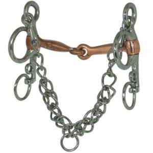 Coronet Jointed Tom Thumb Copper Mouth Pelham Bit