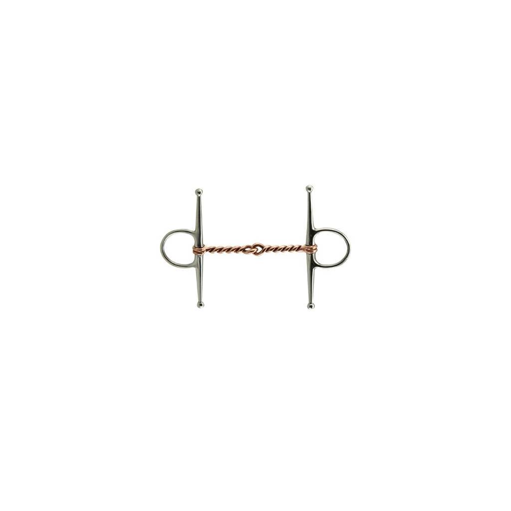 Coronet Single Twisted Copper Wire Full Cheek Bit