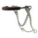 Coronet Braided Leather Nose Hackamore w/Engraved Shanks
