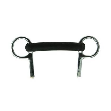 Coronet Rubber Mullen Mouth Half Cheek Bit