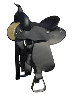 synthetic western saddle