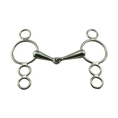 Coronet Continental 3 Ring Jointed Gag Bit