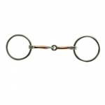 Coronet Partial Copper Mouth Loose Ring Snaffle Bit