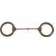 Roping Collection by Metalab Antique Heavy Ring Copper Twisted Snaffle Bit