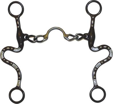 Roping Collection by Metalab Antique Smooth Ported Chain Bit