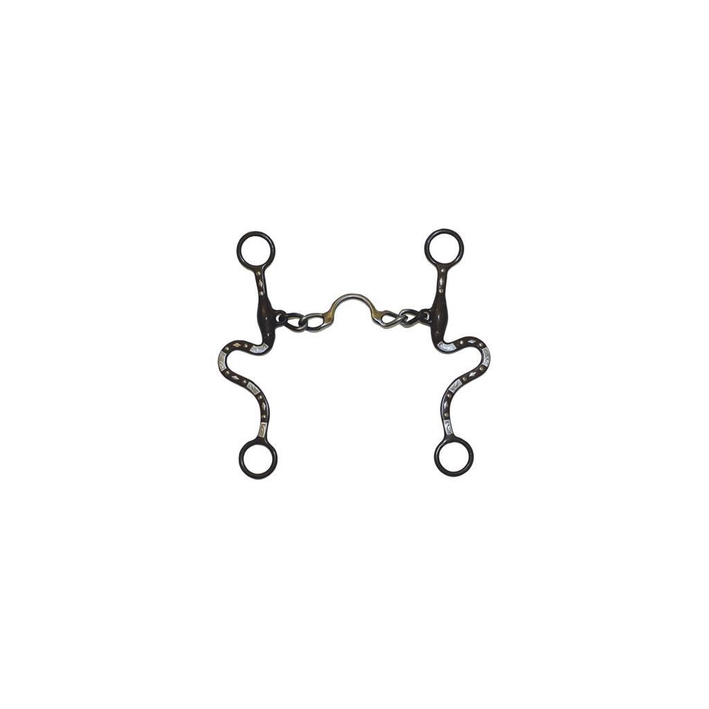Roping Collection by Metalab Antique Smooth Ported Chain Bit
