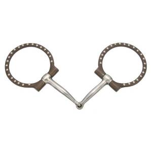 Kelly Silver Star Off-Set Dee with  Dots Snaffle
