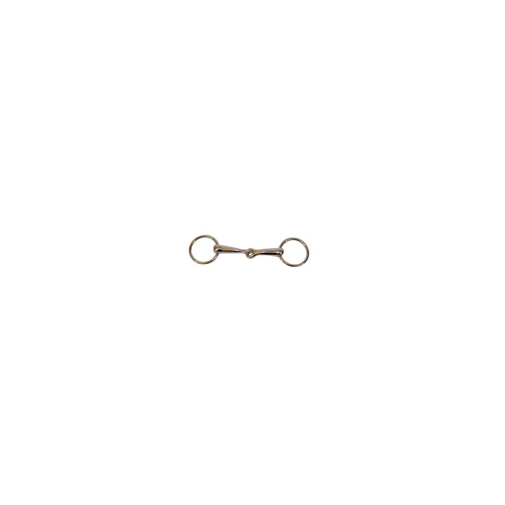Metalab Malleable Iron Nickle Plated Ring Snaffle