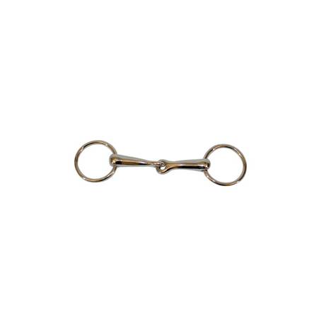 Metalab Malleable Iron Nickle Plated Ring Snaffle