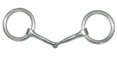 Metalab Performer Stainless Steel Brushed O-Ring Snaffle Bit