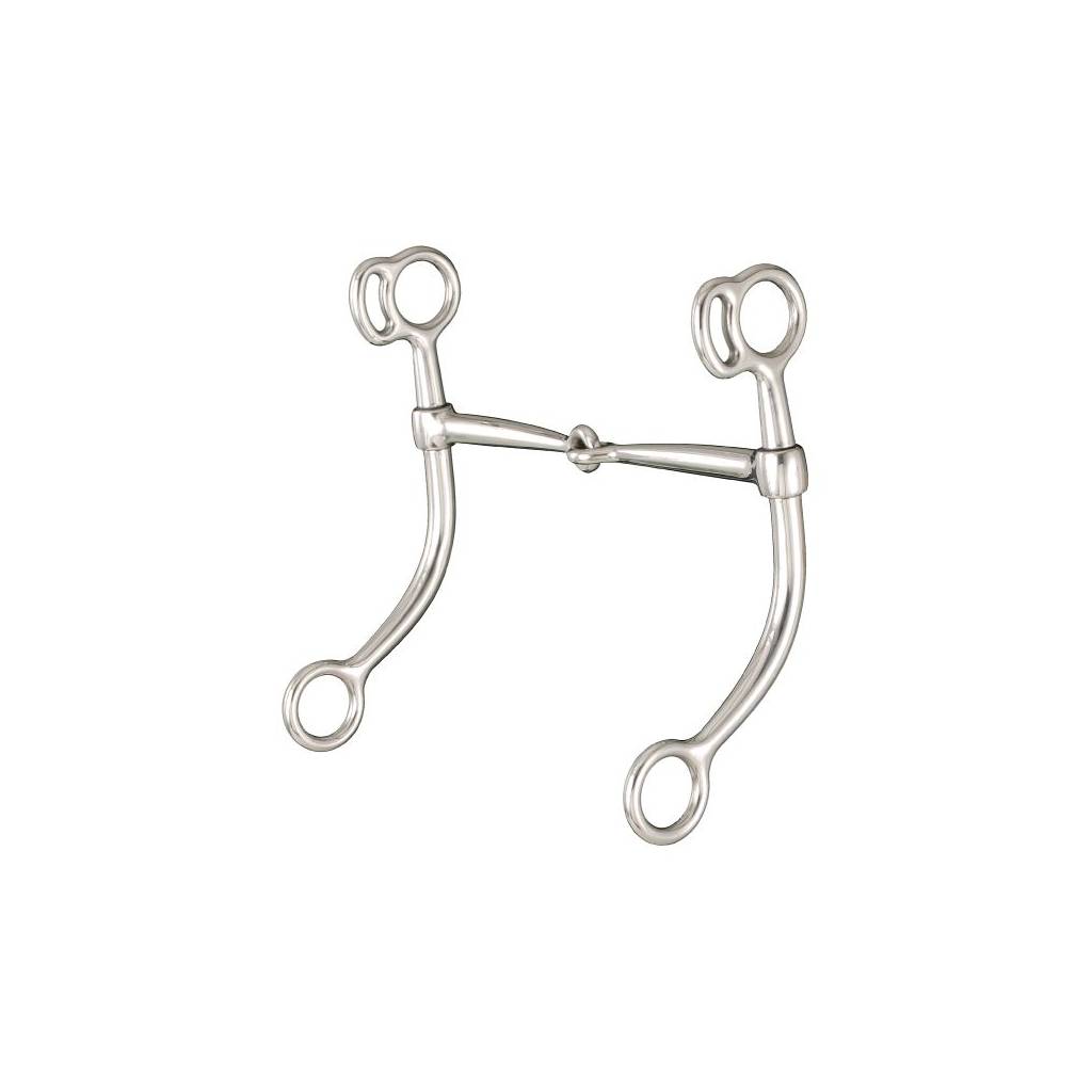 Kelly Silver Star Stainless Steel Long Shank Snaffle Bit