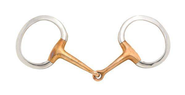 Kelly Silver Star Copper Mouth Eggbutt Snaffle