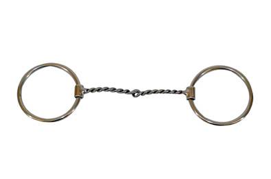 Metalab Stainless Steel Ring Snaffle Bit
