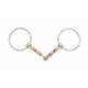 Kelly Silver Star Snaffle with  Copper Rollers