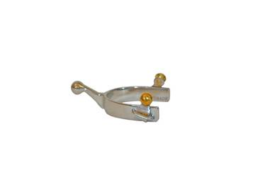 Metalab Womens Stainless Steel Humane Spur with Knob End