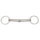 Kelly Silver Star Stainless Steel Double Twisted Wire Ring Snaffle