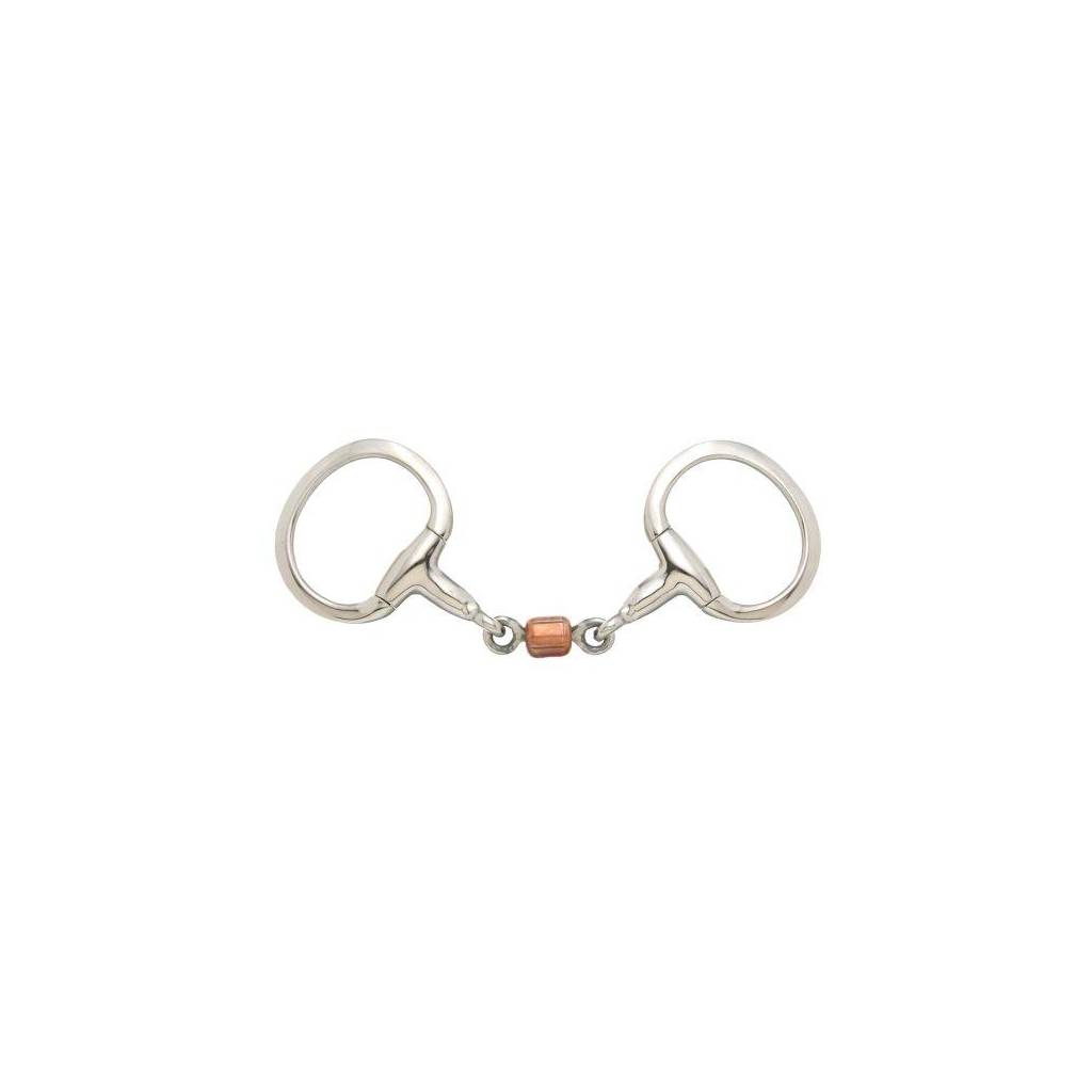 Kelly Silver Star 3-Piece Roller Eggbutt Snaffle