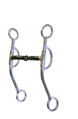 Metalab Stainless Steel Double Rein Bit with Copper Inlay