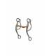 Metalab SS Training Bit 3-Piece Snaffle Mouth with Sliding Copper Roller