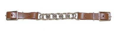 Metalab Curb Chain With Leather Strap