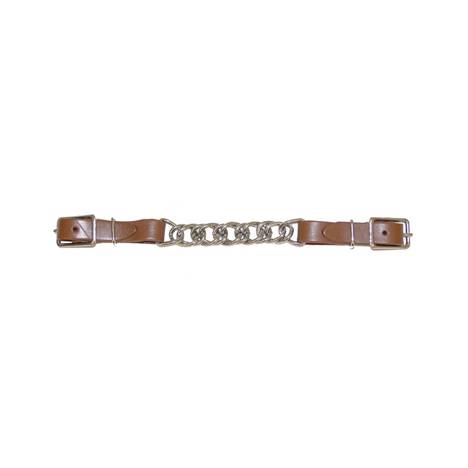 Metalab Curb Chain With Leather Strap